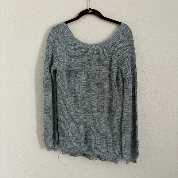 Lulu's Women's Size Small Blue Knit Long Sleeve Pullover Sweater - Picture 1 of 4